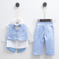 Baby Boys' 5-Piece Set Blue Formal Suit