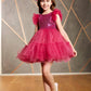 Puffy Ruffles Fuchsia Chic Girl Dress Set- Dressy Angels