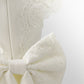 Detailed Classic Bow White Baby Dress Set - Dressy Angels