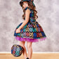 Colorful Sleeveless Beautiful Puffy Dress Set- Dressy Angels