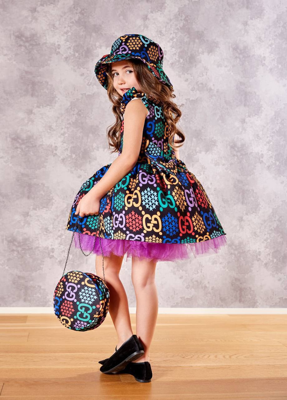 Colorful Sleeveless Beautiful Puffy Dress Set- Dressy Angels