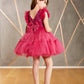 Puffy Ruffles Fuchsia Chic Girl Dress Set- Dressy Angels